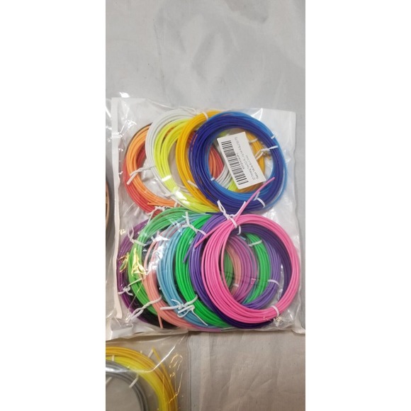 3D Printer Pen Filament 1.75mm PLA over 400 plus feet assortment colors open box - Picture 2 of 4